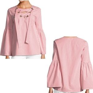 Michael Kors, poppy Bell sleeve blouse